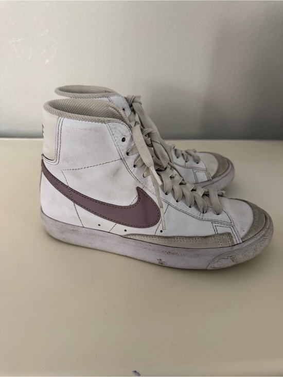 Nike Other - Nike Women's High-Top Sneakers in White with Light Gray Accents